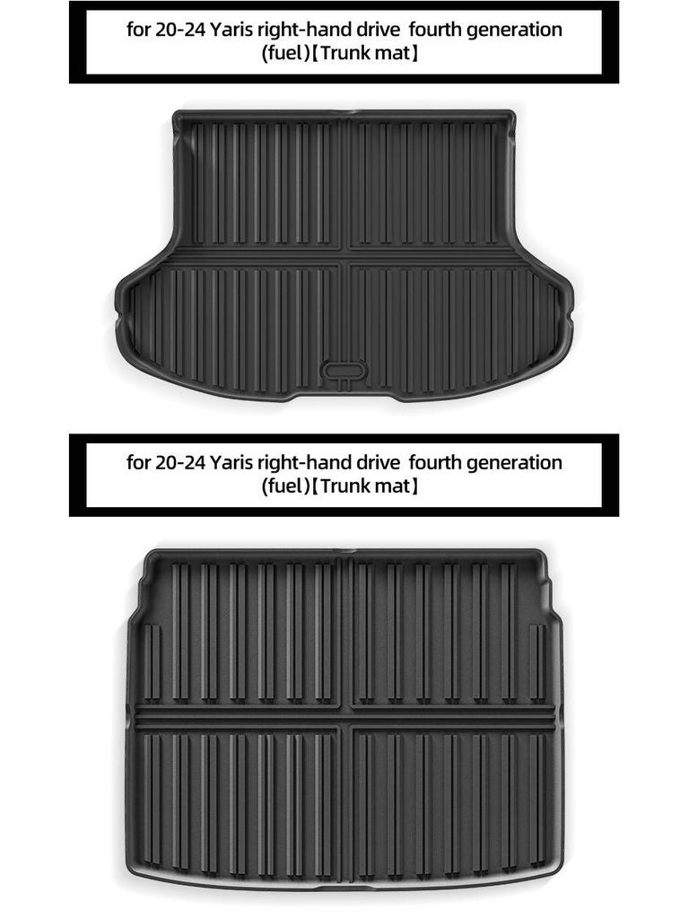 Dedicated TPE Floor Mats & Trunk Liner for 2020-2024 Toyota Yaris Cars