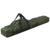 Lixada 3 Layers Fishing Pole Bag Portable Folding Rod Carry Case Fishing Reel Tackle Storage Bag Case