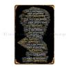 Luck Is What Happens When Preparation Meets Opportunity Metal Signs Wall Decor Club Pub Cinema Design Tin Sign Poster
