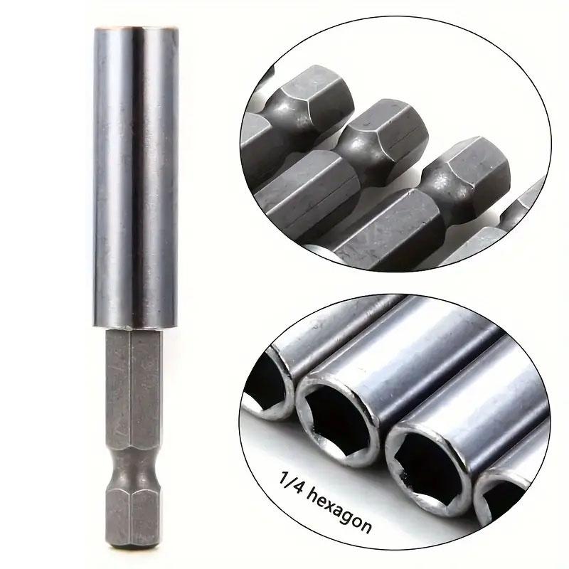 10pcs Steel Magnetic Screwdriver Bit Holder Set Quick Release Extension Rods With 1/4" Hex Shank For Electric Drill Screwdriver