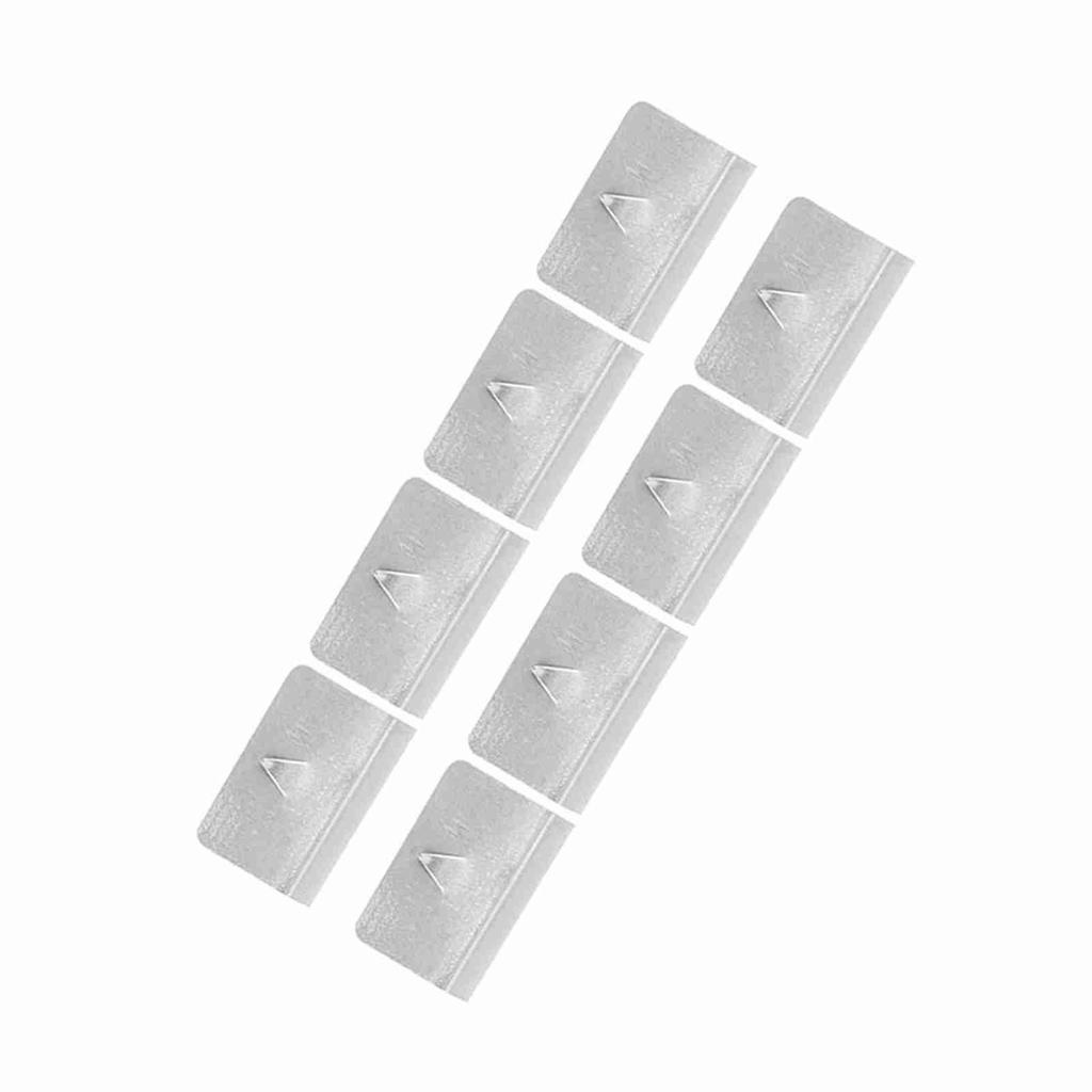 8Pcs Car Wind Rain Deflector Channel Stainless Steel Fixing Retaining Clips Fit for HEKO G3
