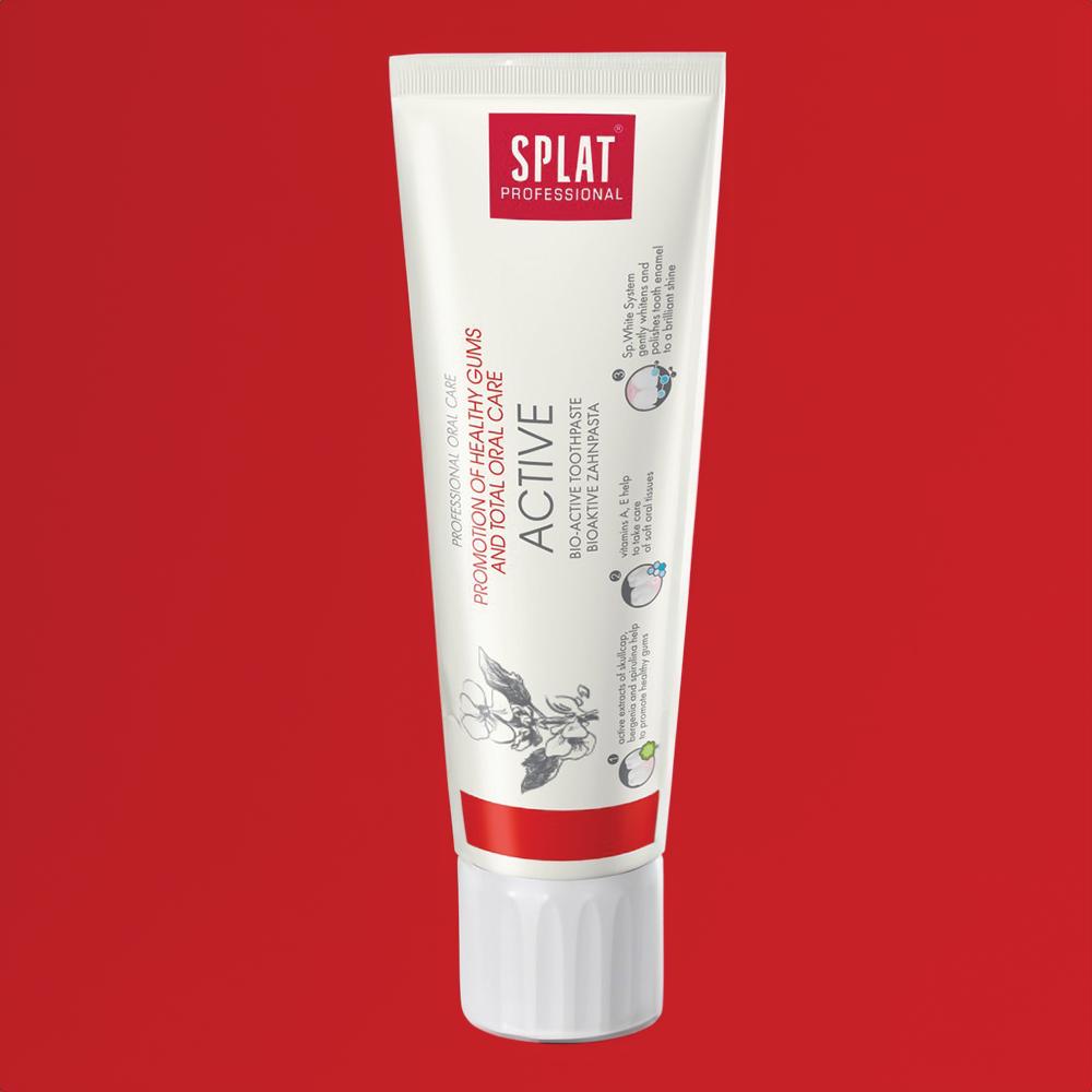 SPLAT Active Toothpaste Enamel Protection Remineralization Without SLES 100 Ml