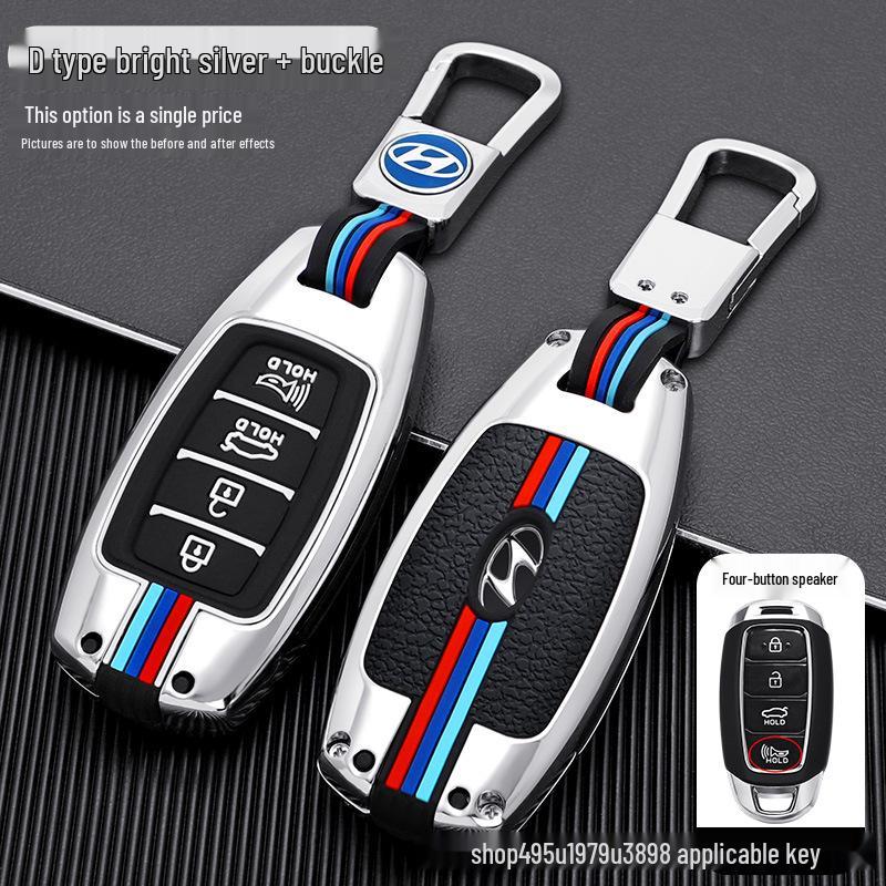 Elantra Key Case for Hyundai: Metal Shell for Mistra/Festa/ix35 Models 2022