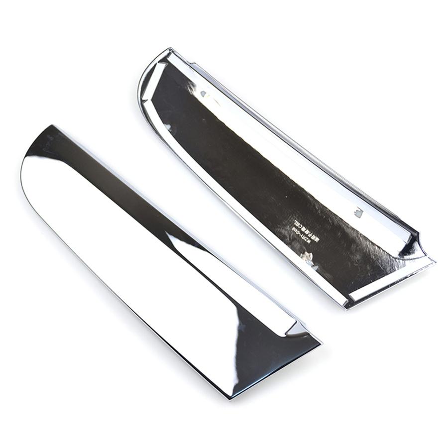 2x Chrome Trunk Window C-Pillar Post Decor Cover W/Tape For Kia Sportage 2011-16