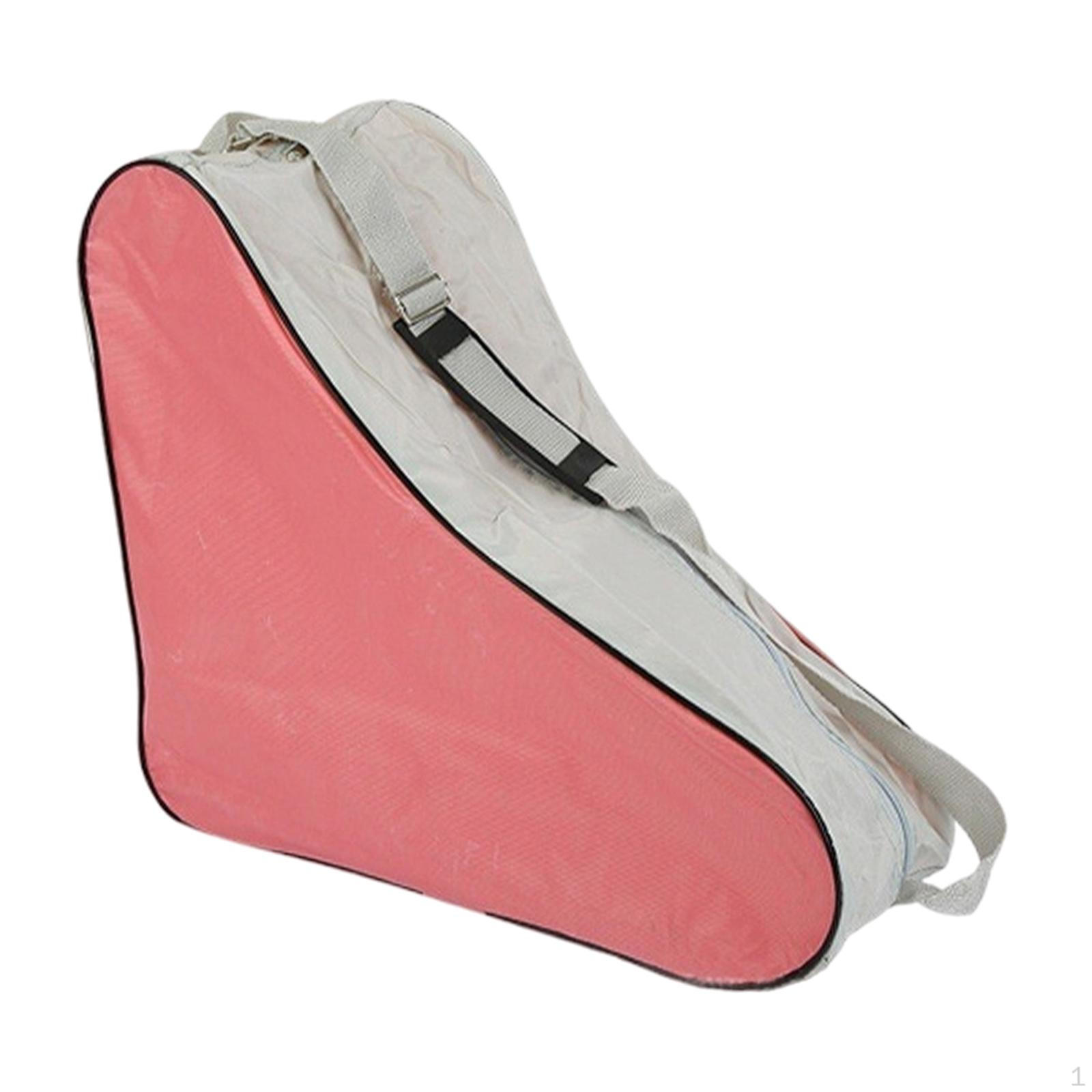 

Carrying Case for Children s Inline and Ice Hockey Skates with Shoulder Support Pink