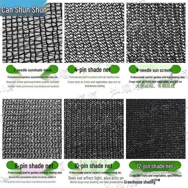 Canshunshun Black Reinforced Agricultural Sunshade Netting