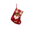 with Bells Christmas Stockings Santa Claus Snowman Elk Candy Gift Bags  Holiday Festival Decor
