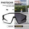 Kapvoe Photochromic Sunglasses Men Cycling Glasses UV400 MTB Clear Mountain Bike Transition Bicycle for Women Sports Eyewear