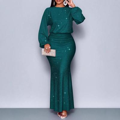 2025 Spring Elegant European & American Fishtail Slim Fit Dress