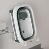 Foldable Wall-Mounted Washbasin Rack Multifunction Punch-Free Kitchen Bathroom Rack Basin Storage Rack Towel Hanging Holder