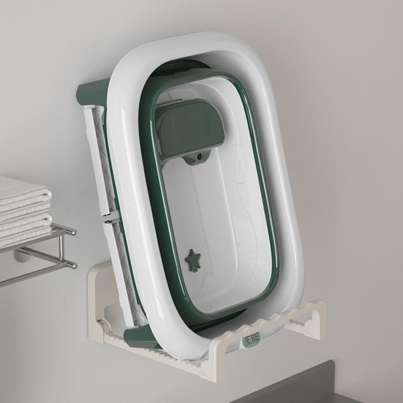 Foldable Wall-Mounted Washbasin Rack Multifunction Punch-Free Kitchen Bathroom Rack Basin Storage Rack Towel Hanging Holder