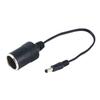 12V Female Car Cigarette Lighter Socket Plug Connector Charger Cable Adapter DC 5.5*2.1mm 5A  Amper UPS Battery Backup Connector