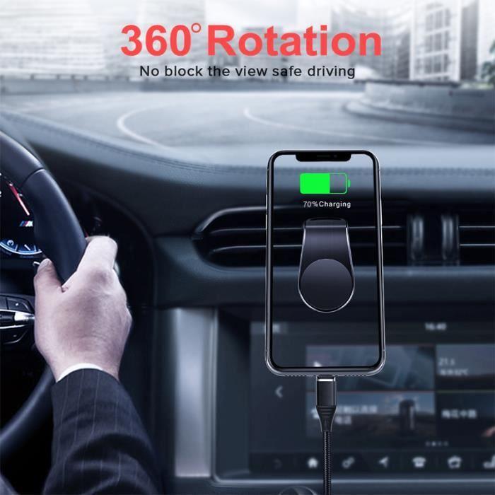 Universal Magnetic Phone Holder for Car - Black