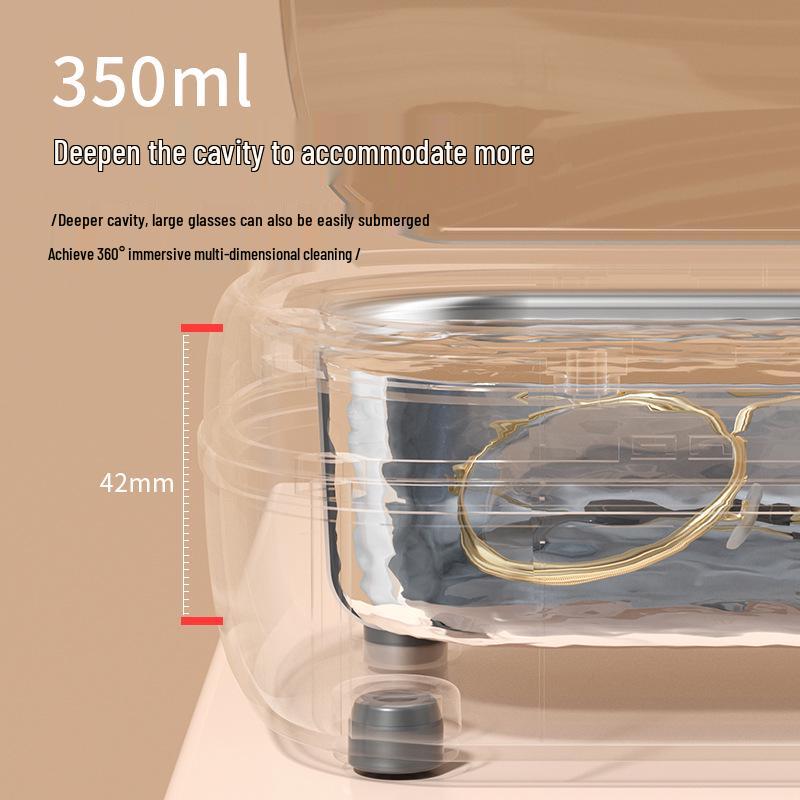 Ultrasonic Blue Light Cleaner for Glasses, Jewelry, and Contact Lens