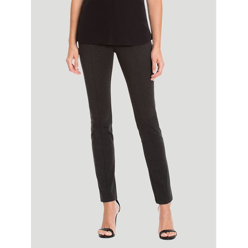 

High Waist Chubby Girl Pants European and American All-Matching Slim Looking Pencil Pants Dark gray S