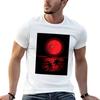 Blood Moon Lunar Eclipse In Night Sky Beach Night Red Moon TShirt Luxury Unisex Basketball Graphic Tees Unisexs Clothing