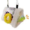 Small Animals Square Sleeping Hut House Hanging Parrot Toy Hammock Tent Bird Bed