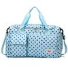 Travel bag, large capacity, polka dot design, fashionable sports and fitness bag, with separate compartments for wet and dry items, yoga training