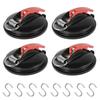 12/3//4PCS Car Truck Tent Suction Multi-function Camping Tent Securing Hook Auto Accessories Vacuum Suction Cup Car Accessories