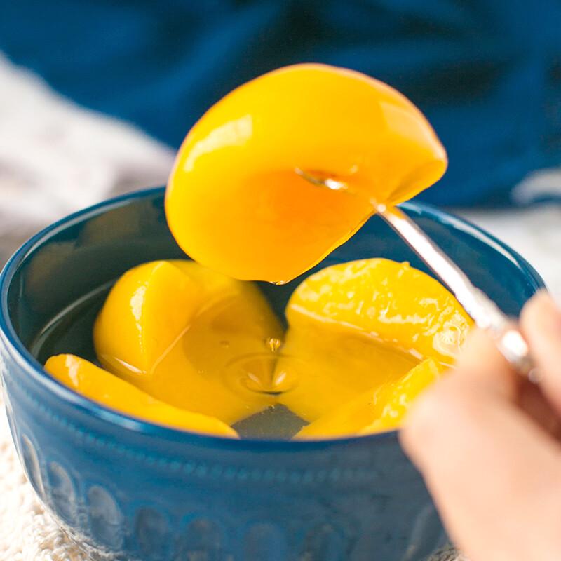 Lin Familienladen Gelbe Pfirsiche in Sirup, Dose