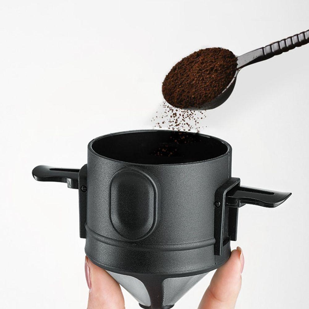 Gift Stainless Steel Coffeeware Coffee Holder Coffee Dripper Coffee Filter Pour Over Coffee Maker