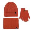 Autumn Winter Knitted Hat Scarf Gloves Set