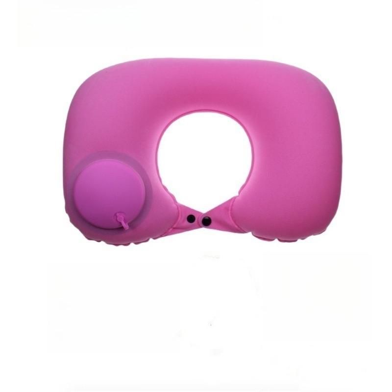 1pcs Inflatable Waist Cushion for Office Nap, U-Shaped Pillow for Neck Protection, Compressed Inflatable Portable Travel Pillow