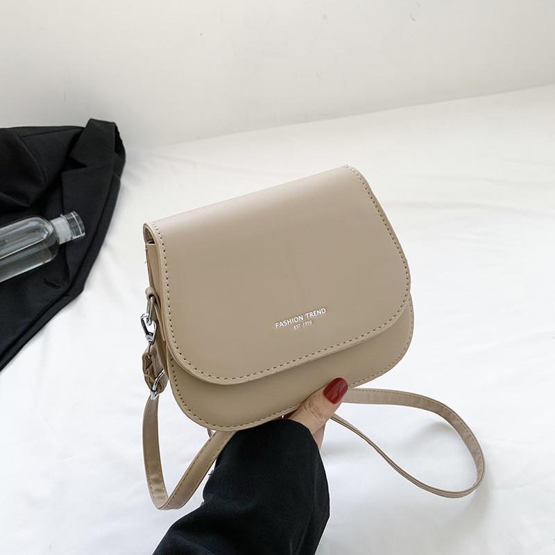 Stylish Minimalist Crossbody Bag 2023 Fall Trendy Pu Leather Saddle Bag For Women
