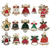 140 Kinds Of Christmas Drips Santa Claus Snowman Snowflake Deer Earrings Bracelet Pendant Diy Jewelry Accessories