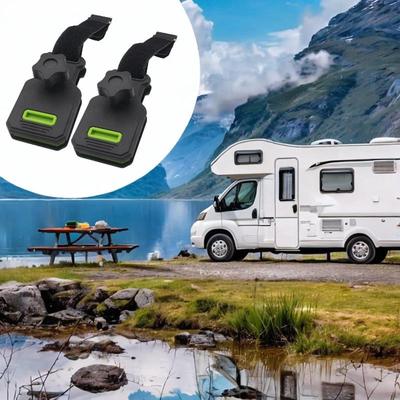 2 Stück Wohnmobil Markisenklemmen Clips Winddichte Befestigungen Nylon Zoll Breit Weiche Greifer Halterung Griffe für
