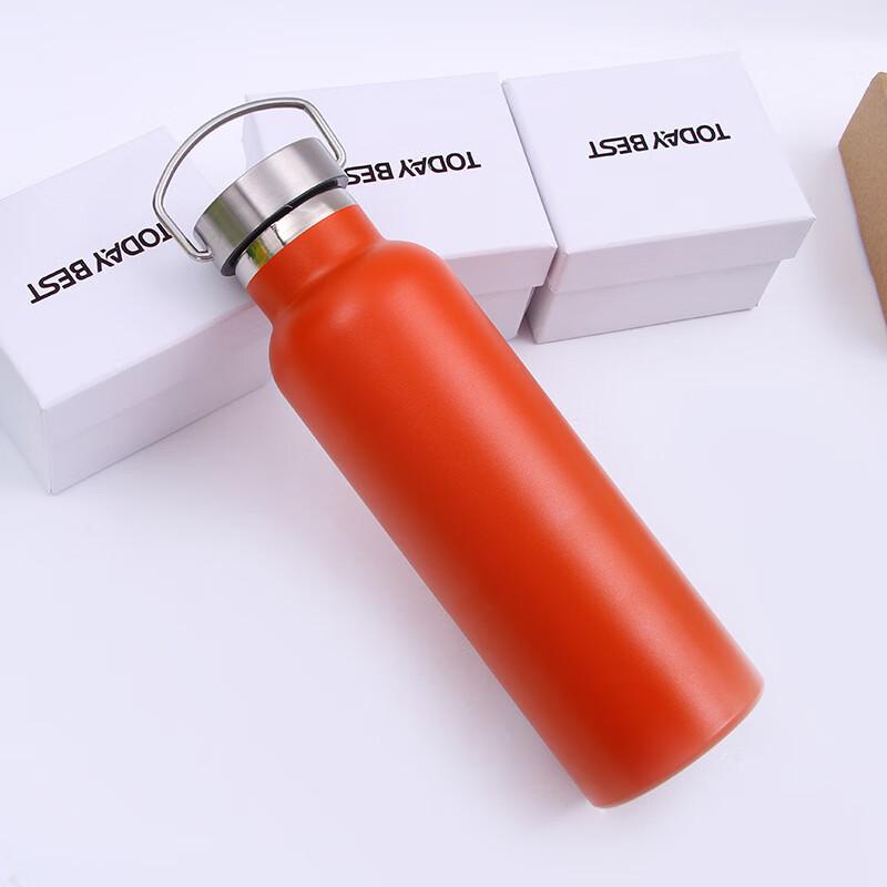 Duoli Wide-Mouth Vacuum Insulated Sports Bottle