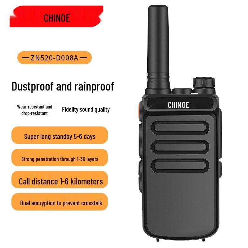 Zhongnuo D008A High-Power 10km Outdoor Walkie-Talkie for Construction and Mountain Use