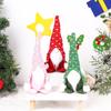 Nordic Christmas Faceless Doll with Knitted Hat and White Beard