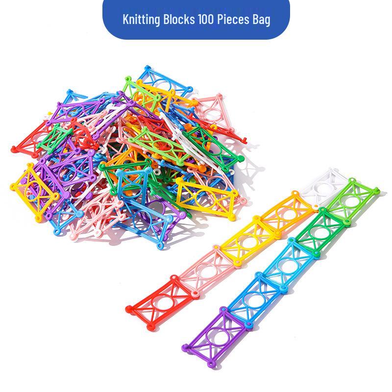 Kindergarten Flower Fairy Snowflake Interlocking Building Blocks - Children s Hand-Eye Coordination Toy