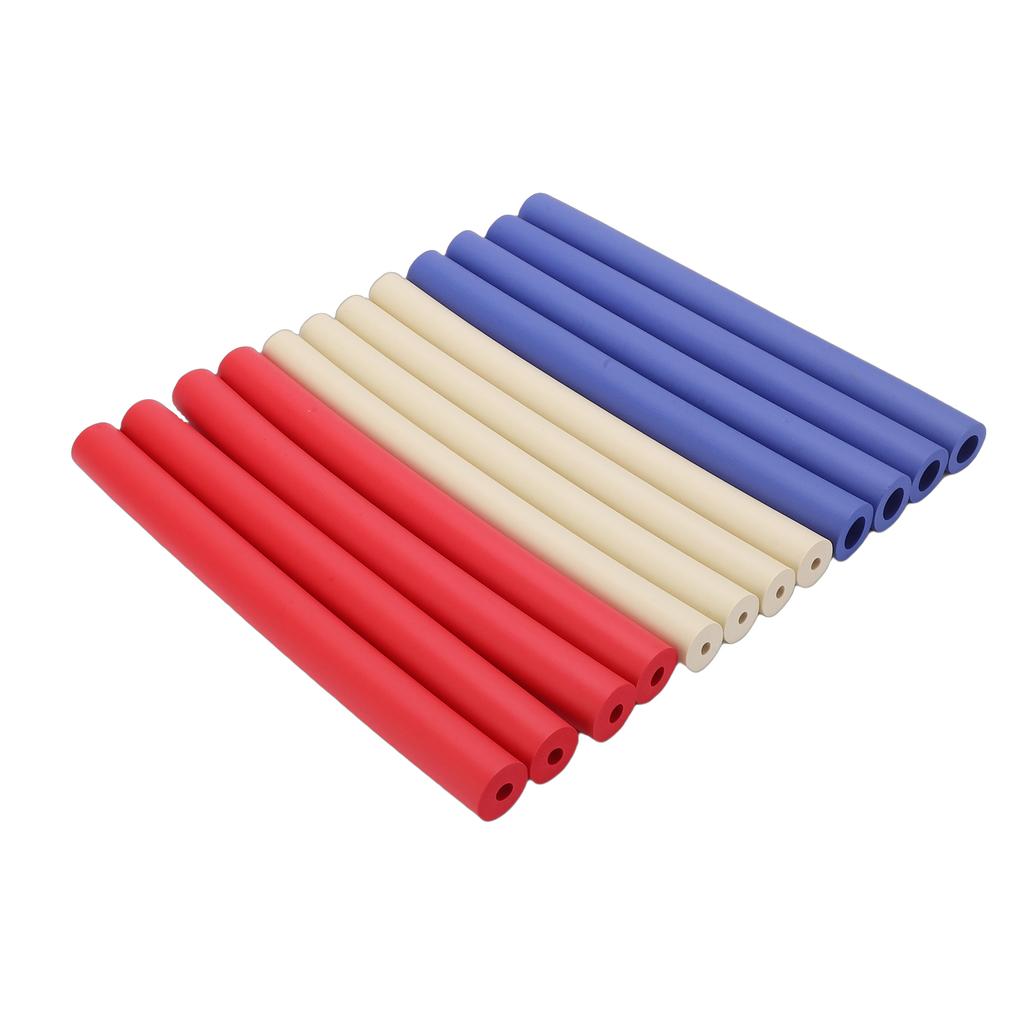 12pcs Foam Grip Tubing Non Slip Adaptive Utensils Grip Tubing Soft Cuttable Sponge Handle Cover