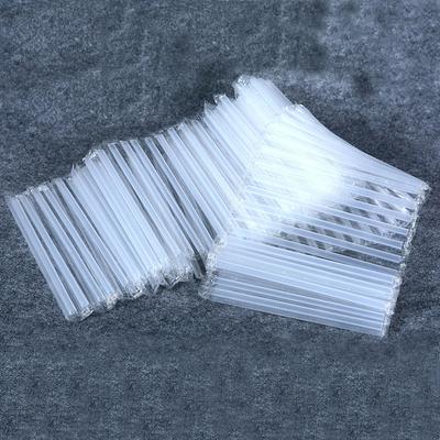 500Pcs Diy Plastic Straw Disposable Short Transparent Pointed Head Thin Drinking Straw Commodity Kitchen Accessories