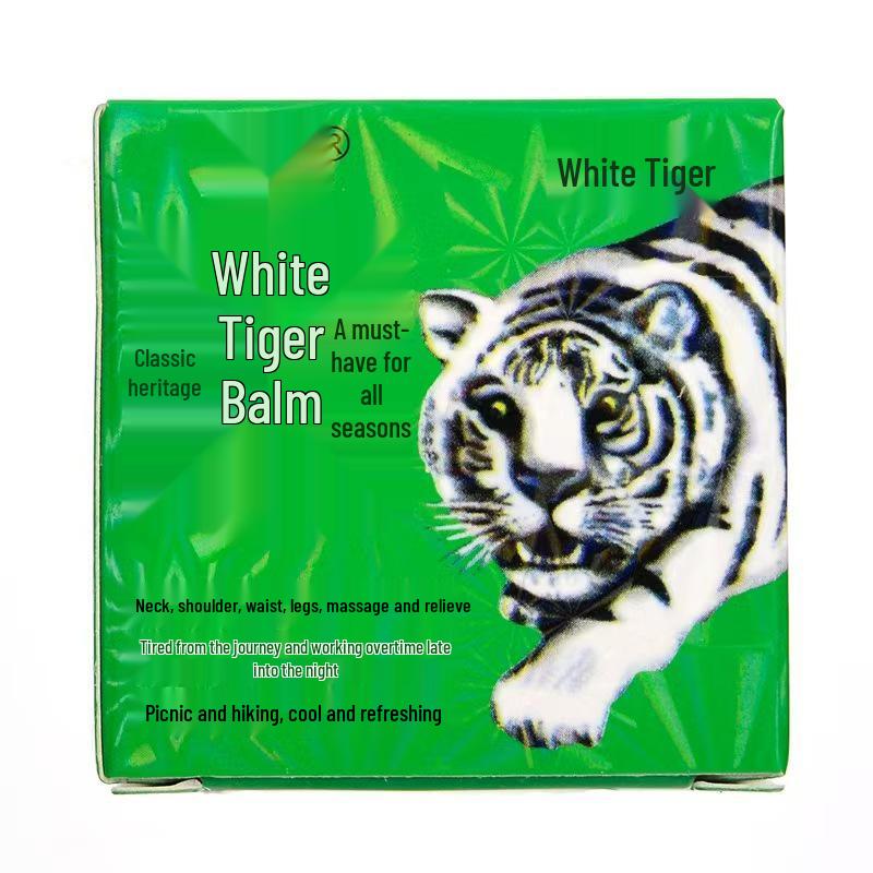 Белый Бальзам Тигр 15г - Охлаждающий и Успокаивающий, Необходим в Любое Время Года
