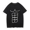 Eight Pack Abs Short Sleeved Tshirt Fun And Funny Clothes Fitness Muscle Pure Cotton Spoof Unisexs And Unisexs Tshirt