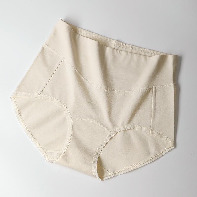 Women's Spring and Autumn Cotton High Waist Hip and Abdomen Antibacterial Extended Underwear