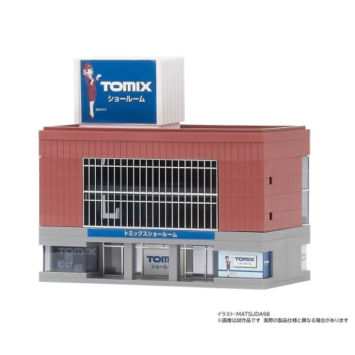 TOMIX N Gauge Medium-Sized Building, Red, 4056, Diorama Supplies