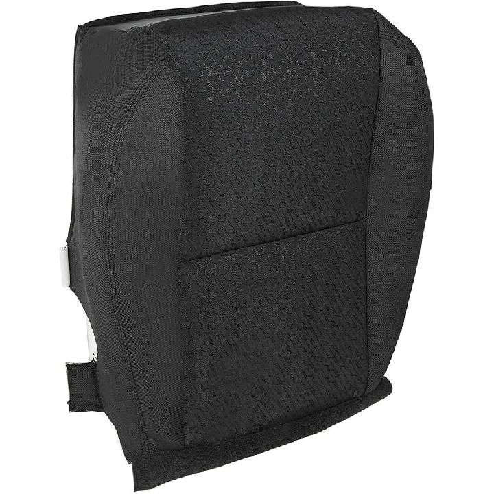 Driver Bottom Cloth Seat Cover, Replacement Black Driver Side Seat Cover Compatible with Chevy Avalanche Silverado/with GMC Sierra 1500 2500HD 3500HD