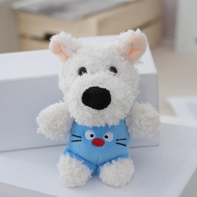 Cute Adorable Westie Dog Plush Keychain Stuffed Animal Bag Charm In Multiple Colors