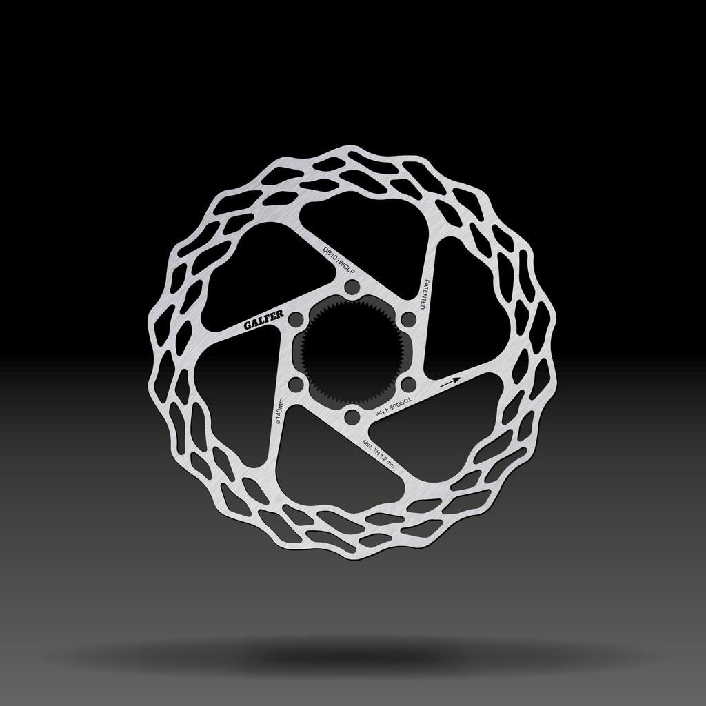 GALFER BRAKING SYSTEMS Disc Rotor DB101WCLF DISC WAVE Fulcrum AFS System ROAD/GRAVEL (Center Lock) 140/1.8mm