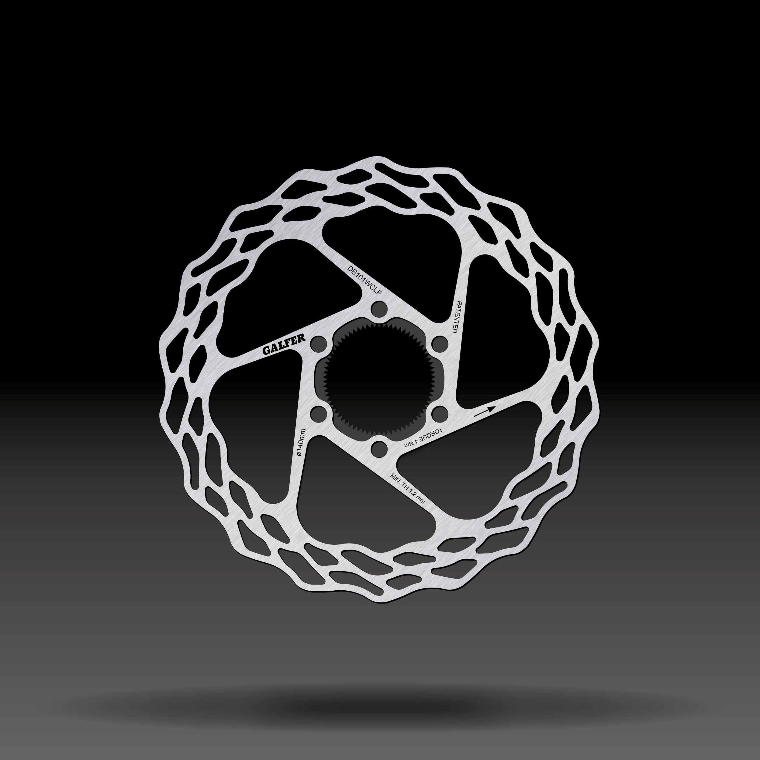 

GALFER BRAKING SYSTEMS Disc Rotor DB101WCLF DISC WAVE Fulcrum AFS System ROAD/GRAVEL (Center Lock) 140/1.8mm