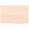 VidaXL Wall Shelf 60x40x2 Cm Solid Untreated Oak Wood 363527