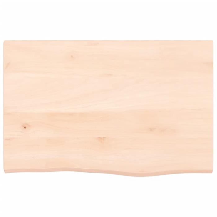 VidaXL Étagère murale 60x40x2 cm bois de chêne massif non traité 363527