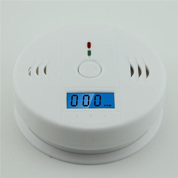 CO Alarm Carbon Monoxide Detectors Detector,Fire Alarm for Home 85Db Voice Photoelectric Sensor LCD Digital Display,for Home//Garage//Kitchen
