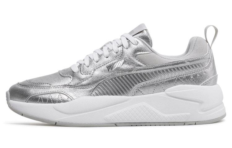 PUMA X Ray2 Square Metallic Tum  Silver White  382218-01 37