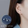 New Female Earring  Sterling Silver Heart Flower Star Shaped Earrings for Women Anti Allergy  Fashion Statement Bijoux