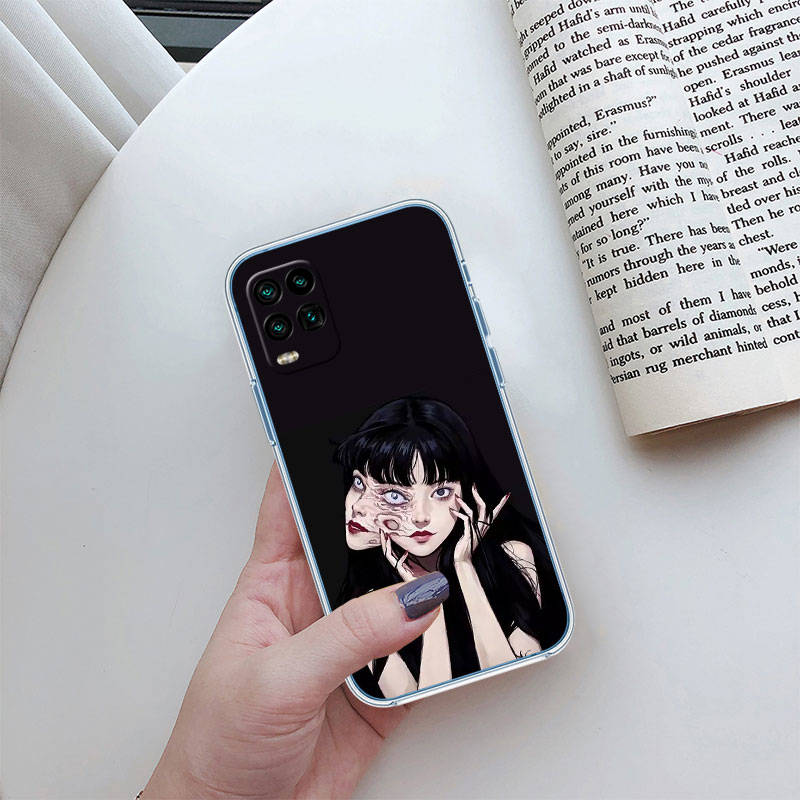 IR15 Junji Ito Tomie Case for Motorola E22S E7 G6 G7 G8 G9 Plus Power Play G10 G20 G04 E30 E40 E22 E20 E13 E15 G22 G23 G05 G75 G35 G55